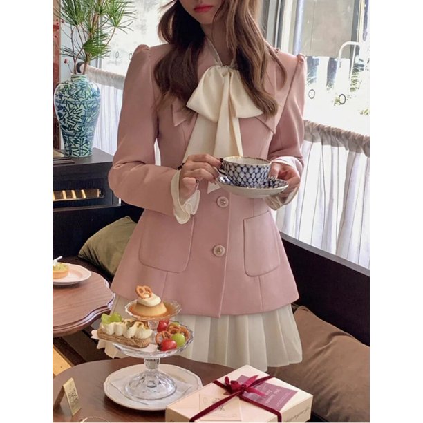 Minivestido de fiesta negro elegante para mujer, vestido plisado de estilo coreano dulce, vestido y abrigo Vintage de Francia de dos piezas 2023