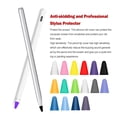 thumbnail image 1 of 10 Pieces Nib Caps Professional Scratch Resistant Mute Capacitance Pen Tip Case Cover High Sensitivity Easy Installment Tablet Light Purple, 1 of 7