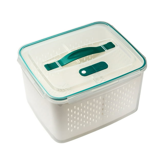 Amzcrzy Storage and Organization Baseball Cap Refrigerator Fresh Keeping Box Household Food Storage Box Kitchen Multi Layer Portable Run Away Box Food Grade Plastic Fresh Keeping Box Home Storage