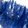 thumbnail image 3 of Nearly Natural 6' Blue Artificial Christmas Garland with 50 Warm White Lights, 3 of 7