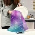 thumbnail image 6 of GZHJMY Space Cosmic Constellation Galaxy Nebula Kitchen Towels Bar Tea Dish Towel Dishcloths Set of 6 Super Absorbent Soft 18 x 28 inches, 6 of 7