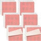 thumbnail image 1 of Hojas de papel encerado ATZNZIK, 12 x 12 pulgadas, a cuadros, rojo, 960 unidades, 1 of 7