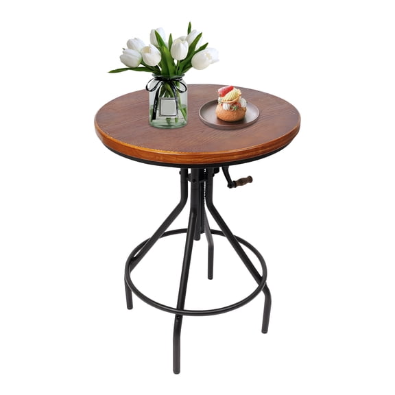 Lifting Bar Table, Industrial Style Side Table, Height Adjustable Side Table 75-90cm