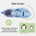 thumbnail image 3 of GOOBON Wide Toe Box Shoes Women Arch Support Walking Shoes for Plantar Fasciitis Orthotic Tennis Sneakers US 6-11, 3 of 7