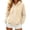 Beige, variant on Shadoumai Zip Up Hoodie Women Long Sleeve Fall Winter Oversized Sweatshirts Zipper Oversized Cute Jackets with Pockets