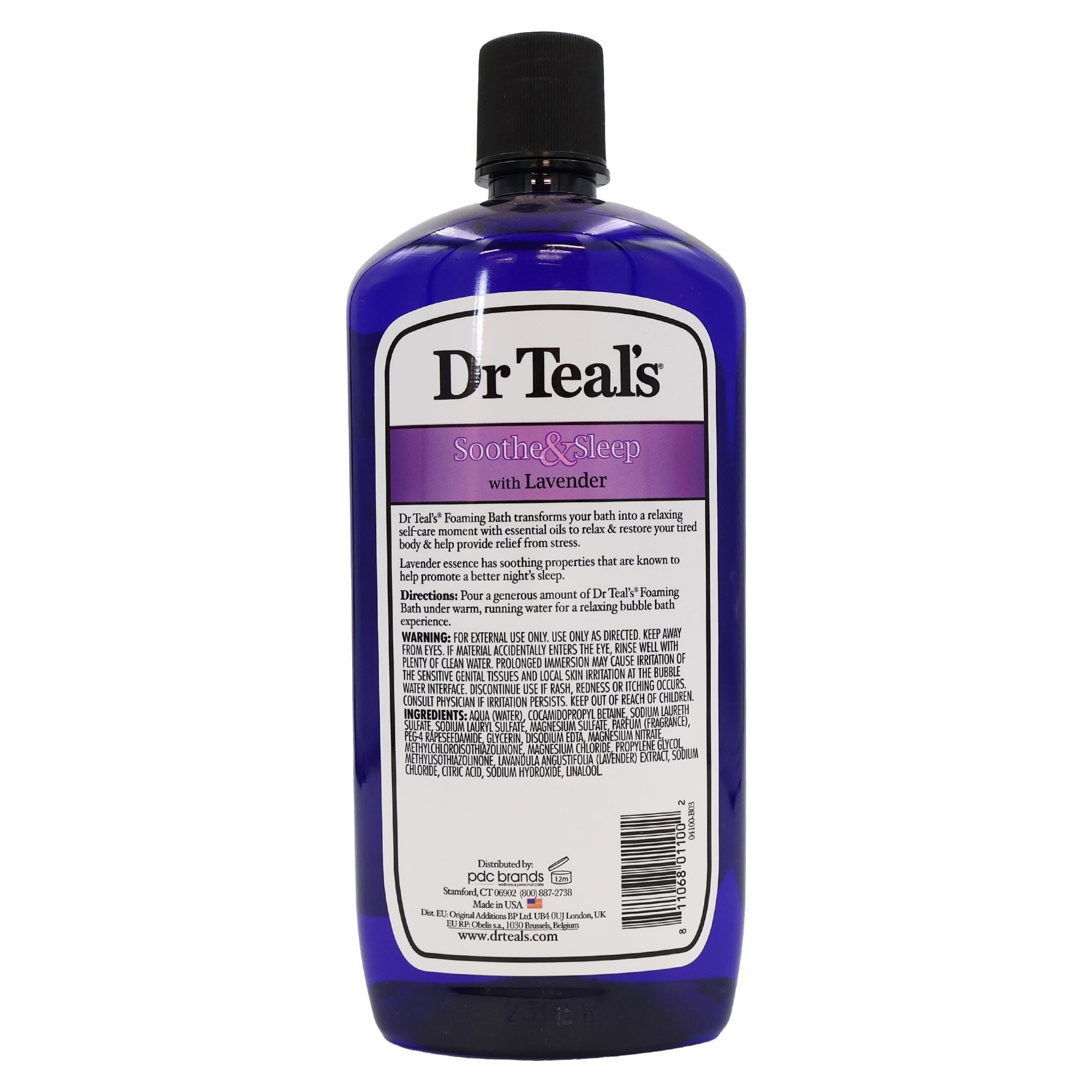 Dr Teal's Soothe And Sleep Foaming Bath, Lavender, 34 fl oz (3 pack)