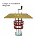 thumbnail image 1 of VONKY Router Lift Table Base Aluminum Alloy Table Wood Insert Plate Board Trimmer Guide Woodworking Work Trimming Bench Red, 1 of 6