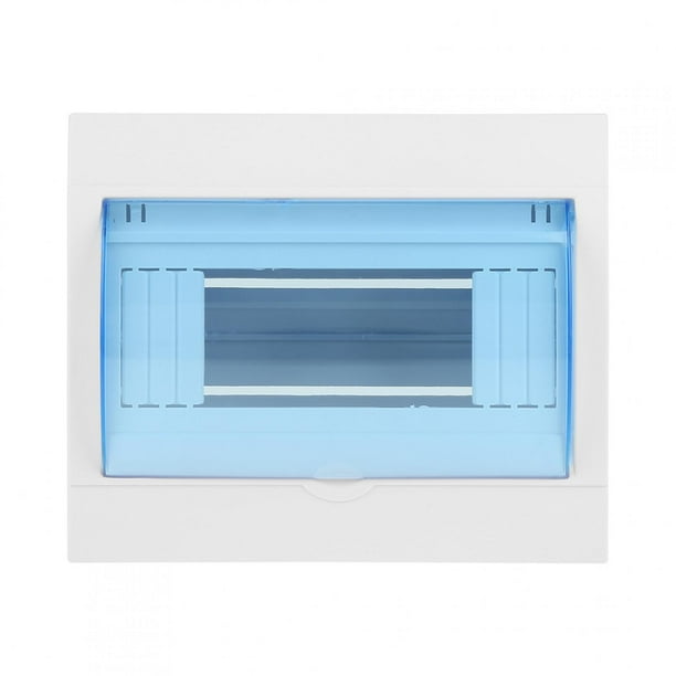 Caja de distribución interior, 1 pieza, caja de distribución de plástico con protección para disyuntores, caja de distribución de pared, diseño aerodinámico