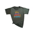 thumbnail image 2 of Playera Blusa Mujer con Frase Positiva Eres Bella Fabulosa y Fuerte Moda Casual Inspiradora Color Verde Oliva Talla Mediana Marca Emil SaEs, 2 of 4