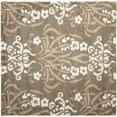 thumbnail image 1 of Safavieh Florida Shag Collection SG457-7913 Smoke and Beige Square Area Rug (4' Square), 1 of 3