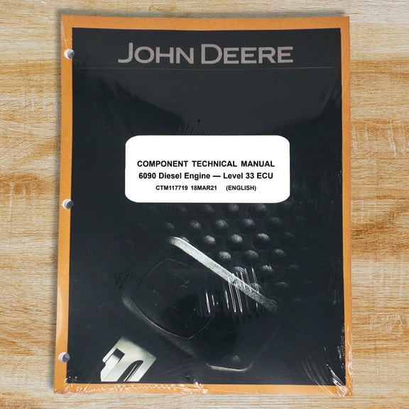 John Deere 9.0L 6090 POWERTECH Diesel Engine   Service Manual - Part Number # CTM117719