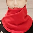 thumbnail image 2 of UTSJKR Neck Warmer Scarf for Woman Thickened Warm Neck Gaiter with Two Buttons Riding Windproof Warm Scarf Red, 2 of 3