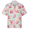 thumbnail image 4 of Camisas hawaianas de moda para hombre, camisetas playeras de manga corta de gran tamaño, ropa informal de playa, ropa formal de verano, 4 of 5