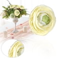 thumbnail image 2 of QIDESHIP Artificial Flower Head, 2.8 Inch Silk Lotus Bloom, Soft Realistic Fabric with Bendable Stem, for DIY Wedding Bouquets Table Centerpieces Wreaths, 2 of 9