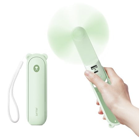 

Eresfeliz Handheld Fan with 4800 mAh Powerbank Pocket Personal Fan Enhanced Airflow Rechargeable Quiet Mini Fan