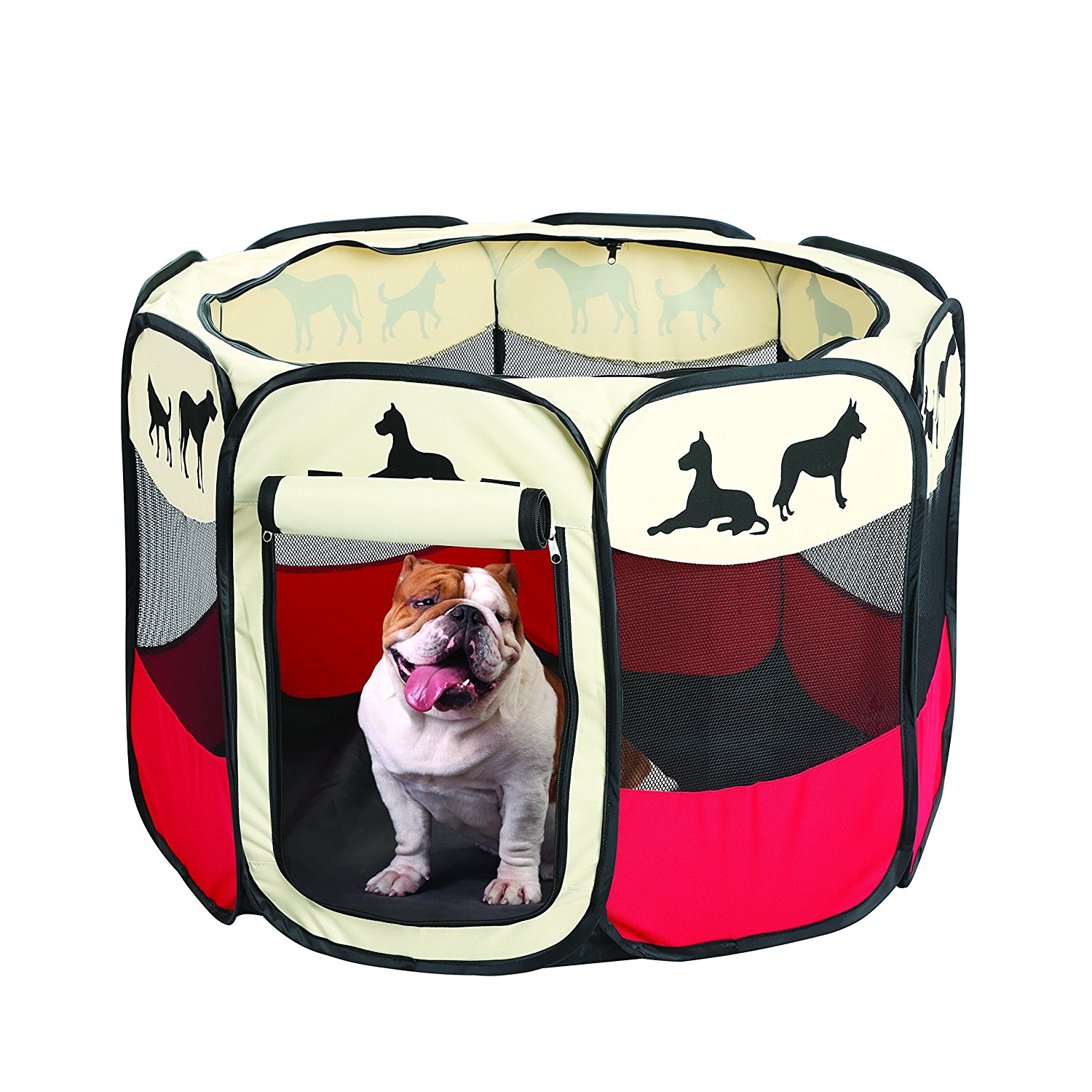 Etna Pet Portable Foldable Play Pen, Indoor/Outdoor, Dog/Cat/Puppy Exercise pen Kennel