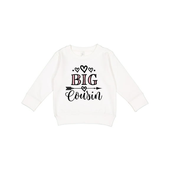 Inktastic Girls Big Cousin Announcement Toddler Sweatshirt