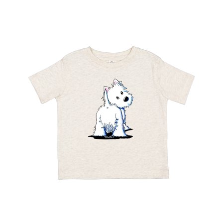 

Inktastic Fluffy Butt Westie Gift Toddler Boy or Toddler Girl T-Shirt