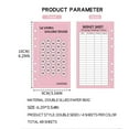 thumbnail image 3 of RXIRUCGD 48pcs A6 Europe Envelopes Save 52 Weeks Save Challenge 30 Days Save Money Punch Card Paper, 3 of 9