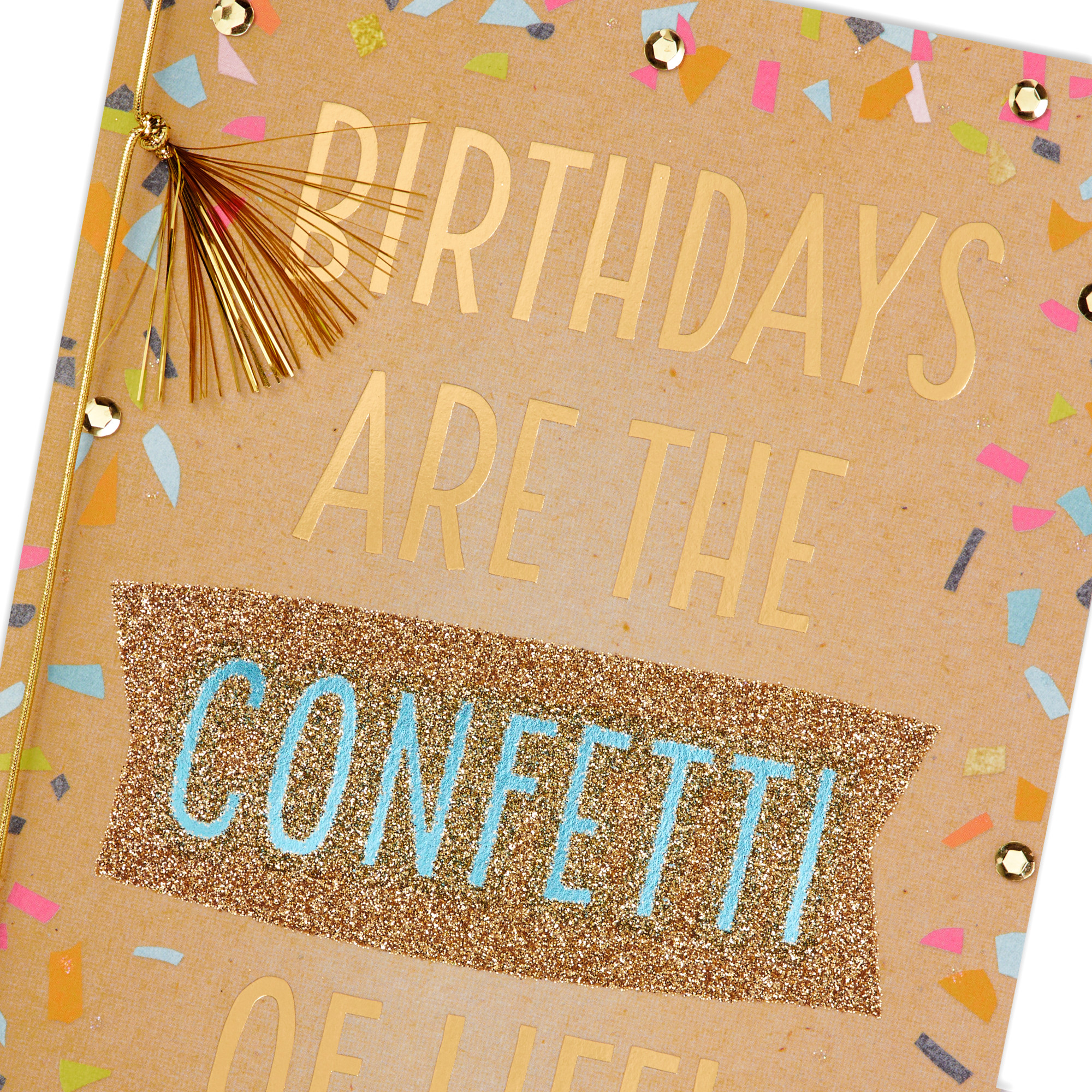 Hallmark Birthday Card (Confetti of Life)