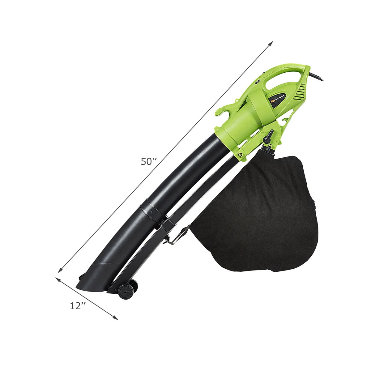 Vacpack 3-in-1 Electric Leaf Blower/Vacuum/Mulcher, 250-MPH