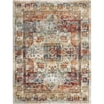 thumbnail image 1 of Unique Loom Tapis de Bordure Isabella Haut-Bas 9' x 12' Rectangle Ivoire/multi, 1 of 1