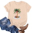 thumbnail image 2 of Blusas de Manga Corta para las Mujeres Divertida Impresión Cuello Redondo Camiseta Vintage, Blusas de Primavera para las Mujeres, 2 of 6