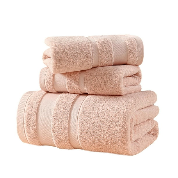 Juego de toallas de baño absorbentes de fibra natural pura, suaves, respetuosas con la piel, duraderas, lavables y con un embalaje exquisito