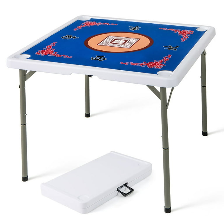 Yardi Yarda 35 Inch 4 Player Game Card Folding Mahjong Table with