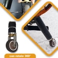 thumbnail image 4 of Tija de sillín de bicicleta plegable universal Rodillo auxiliar Rueda antideslizante para varilla de tubo de asiento de 28-32 mm Rueda de 360 ​​grados Suministros de bicicleta Plata Jumpingount OD019599-02, 4 of 7