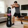 thumbnail image 2 of Sac de Frappe Gonflable avec Base de Support Robuste pour l'Entraînement, la Mise en Forme, la Boxe et le MMA, 2 of 4