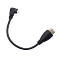 thumbnail image 3 of Seadream Cable Micro Hdmi A Hdmi En Ángulo, 2 Unidades De 8 Pulgadas, Ángulo Recto De 90 Grados, Conector De Cable Micro Hdmi Macho A Hdmi Macho (2 Unidades En Ángulo Recto), 3 of 3
