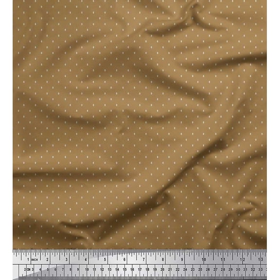 Soimoi Poly Georgette Fabric Triangle Shirting Printed Craft Fabric by The Yard 42 Inch Wide