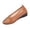 Brown, variant on Bkhluea Women Floral Perforated Wedge Flats Slip On Comfortable Footwear For Office Work Daily Casual Outdoor Activities