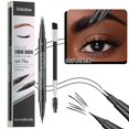 thumbnail image 1 of SharkTRUE Dual-End Eyebrow Pencil With Brush: Waterproof, Long-Lasting, Precise Outline, Fashion Makeup, 1 of 8