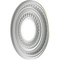thumbnail image 4 of Ekena Millwork 10"OD x 3 1/2"ID x 3/4"P Cole Thermoformed PVC Ceiling Medallion (Fits Canopies up to 4 1/4"), Metallic Silver, 4 of 10