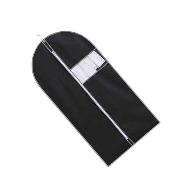 Kearding Colgando ropa, ropa, traje, abrigo, funda antipolvo, bolsa de almacenamiento para el hogar, estuche organizador, armario, ropa colgante Cubiertas para muebles de jardín Negro METRO Kearding HA005487-04