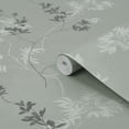 thumbnail image 3 of Laura Ashley Mari Mineral Green Wallpaper, 3 of 4