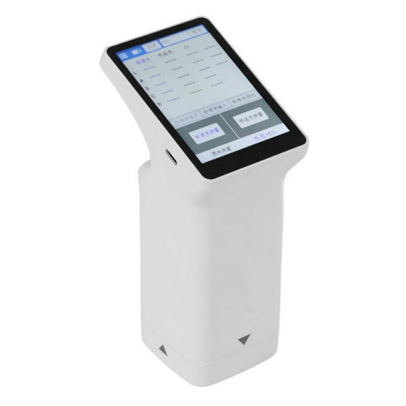 Handheld Digital Colorimeter 3.5Inch Touch Screen Color Tester Color Difference Analyzer For Chroma Sampling ,Portable