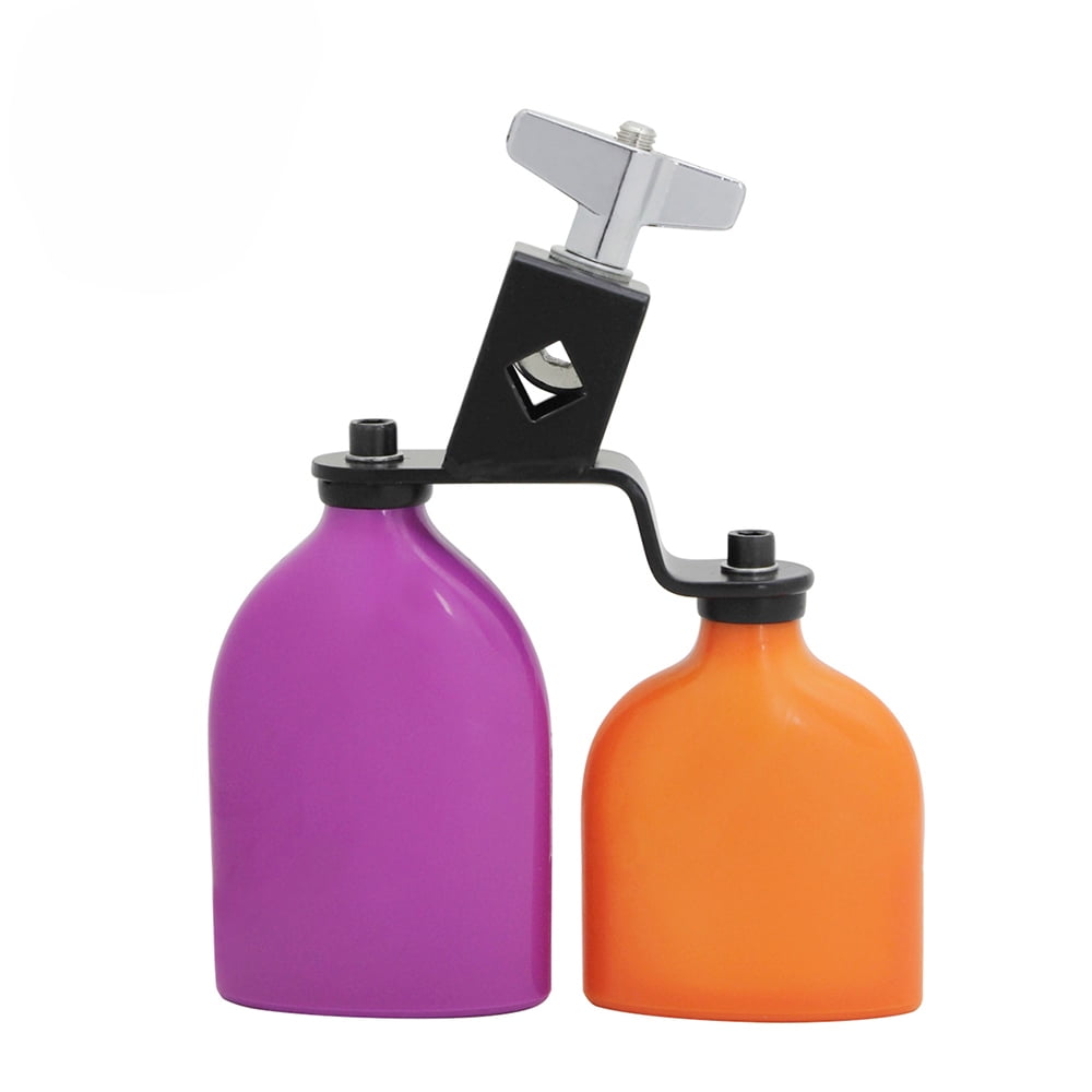Bicolor Cowbell for Drum Set High and Low Tones Midium Size Double Mounted Bell Kit Percussion Bicolor Cowbell for Drum Set High and Low Tones Midium Size Double Mounted Bell Kit Percussion