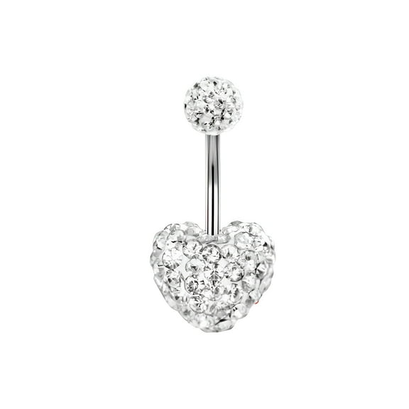 DESIGNICE Belly Button Ring,Stainless Steel Piercing Jewelry,5g Belly Button Piercing