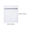 thumbnail image 2 of FRCOLOR mesh laundry bags Durable Polyester Mesh Laundry Bags for Home Use with RustProof Zipper 6 Pieces,15.75"X11.81"X0.08", 2 of 4