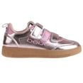 thumbnail image 4 of bebe Girls' Shoes - Sneakers for Girls, Low Top Metallic Flat Sneakers for Little Kid/Big Kid, 4 of 9