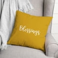 thumbnail image 3 of Creative Products Blessings in Mustard 18 x 18 Spun Poly Pillow, 3 of 3