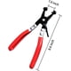thumbnail image 2 of Alicates profesionales para abrazadera de manguera, herramienta de reparación, banda plana giratoria para extracción e instalación de abrazaderas de manguera tipo anillo o de banda plana, 2 of 5