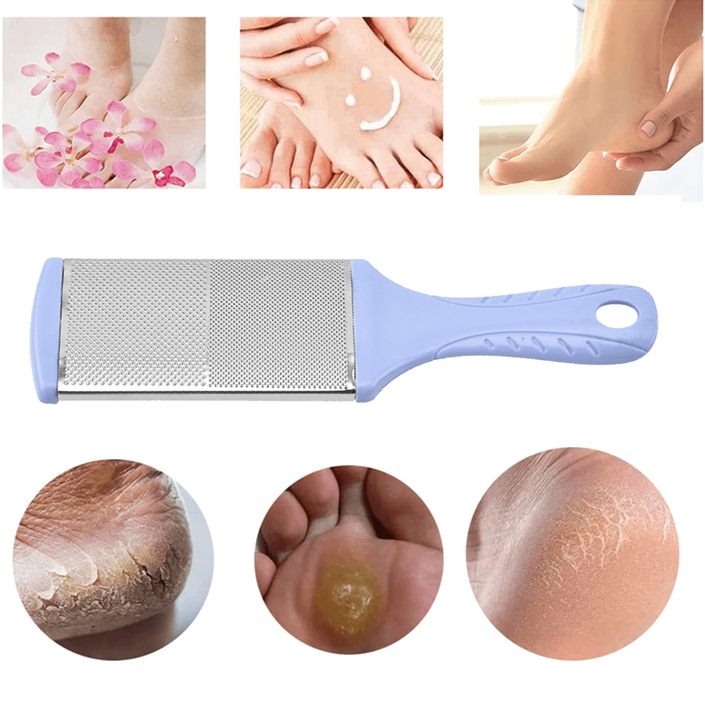 SNAPSHOPECOM Beauty Care Pedicure Foot File Callus Remover, Stainless Steel  Pedicure Foot Scraper For Remove Hard Skin and Cracked Skin and Callus, Wet  and Dry Feet Use, Big Size Foot Scrubber 