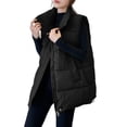 thumbnail image 1 of Gibobby Chaleco mujer casual, Chaleco Capitonado de Mujer con Bolsas Laterales y Cierres, Moderno y Juvenil.(Negro,G), 1 of 5