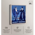 thumbnail image 2 of Vintage Riviera Vogue Canvas Print Retro Fashion Decor by Art Remedy, Gallery Wrapped, 16 x 20, 2 of 6