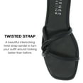 thumbnail image 5 of Journee Collection Womens Lauda Tru Comfort Foam Vegan Leather Slip On Sandals, 5 of 6