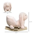thumbnail image 7 of Bunny Rocking Horse,Rabbit Wooden Rocking Horse, 7 of 7